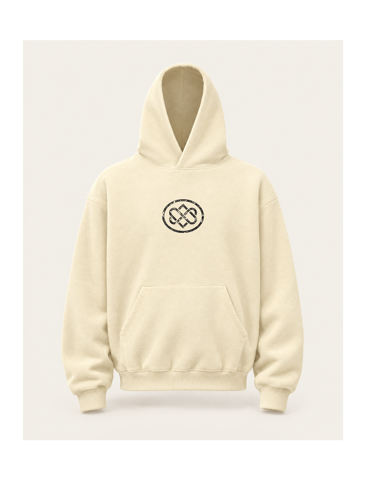 Relic Hoodie — Beige, voorkant