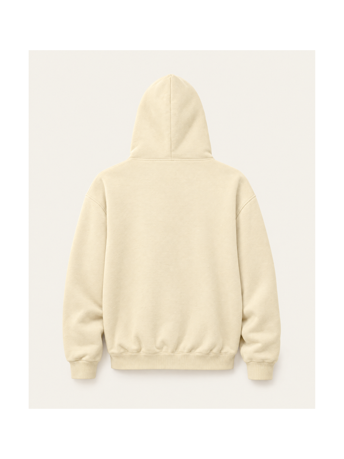 Speedline Hoodie — Beige, achterkant
