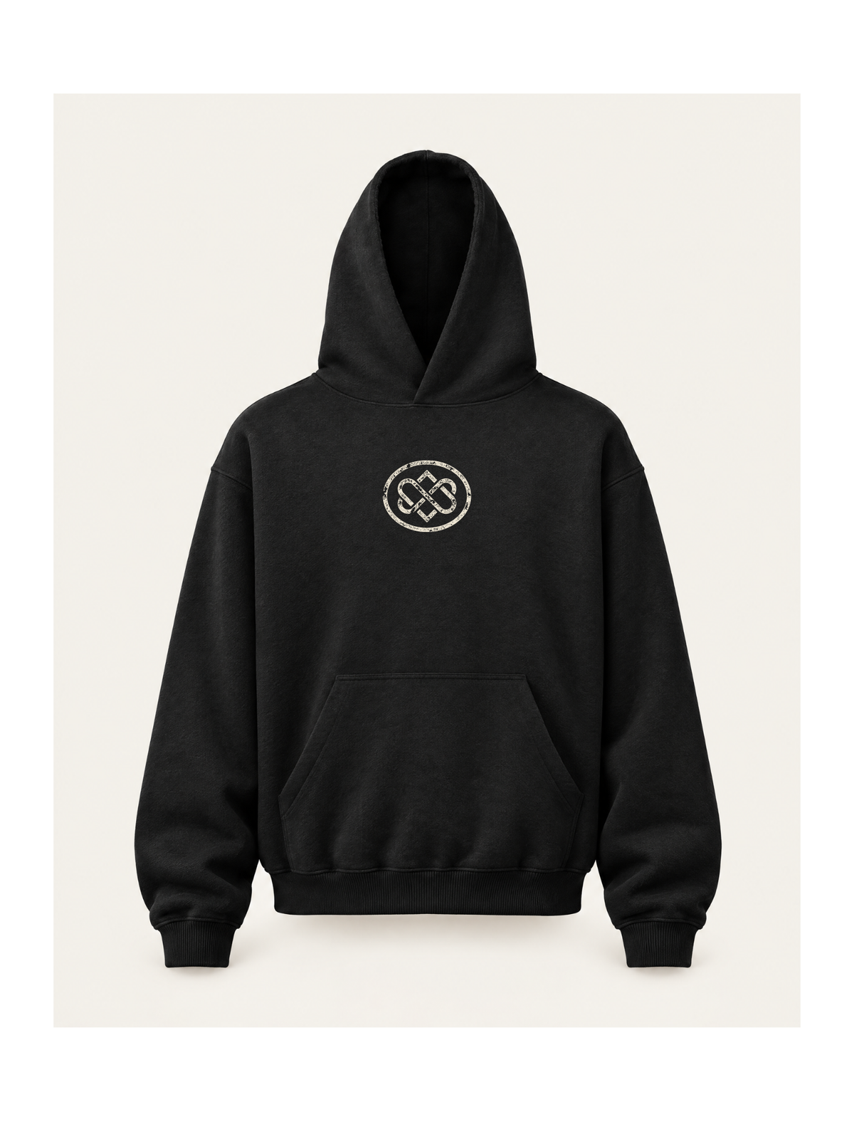 Relic Hoodie — Black, voorkant