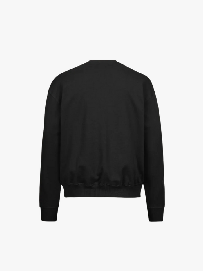 Pull avec logo en noir