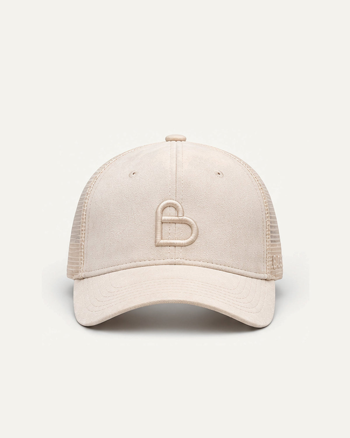 BAESOLÉ Crème Trucker Cap – front