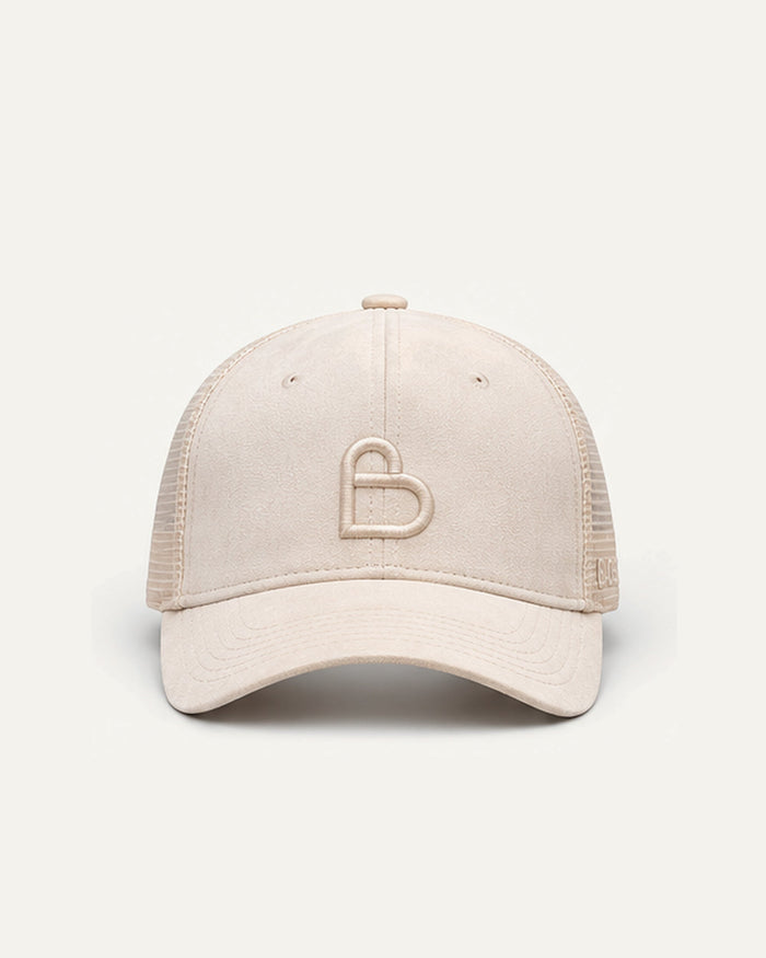 BAESOLÉ Crème Trucker Cap – front