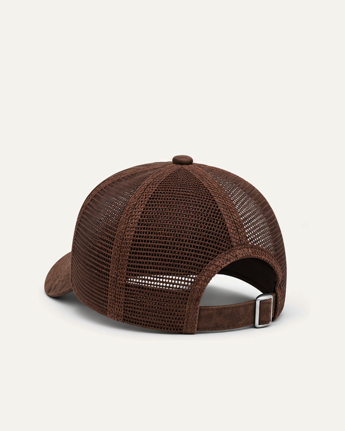 BAESOLÉ Mocha Trucker Cap – 3/4 rear