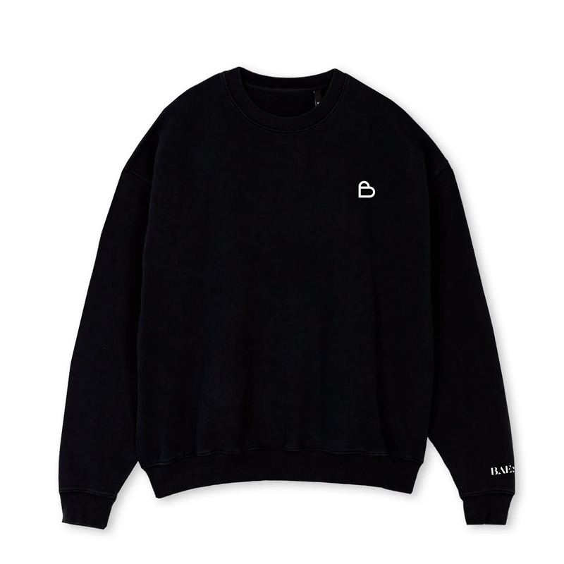 Logo Sweater in Black