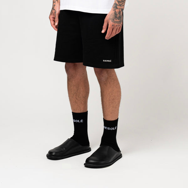 Black Sweatshorts - Baesole