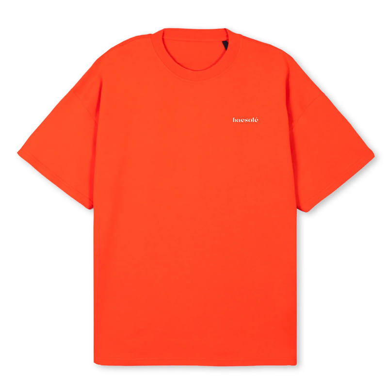 Coral 'BOLD' Signature Oversized Tee