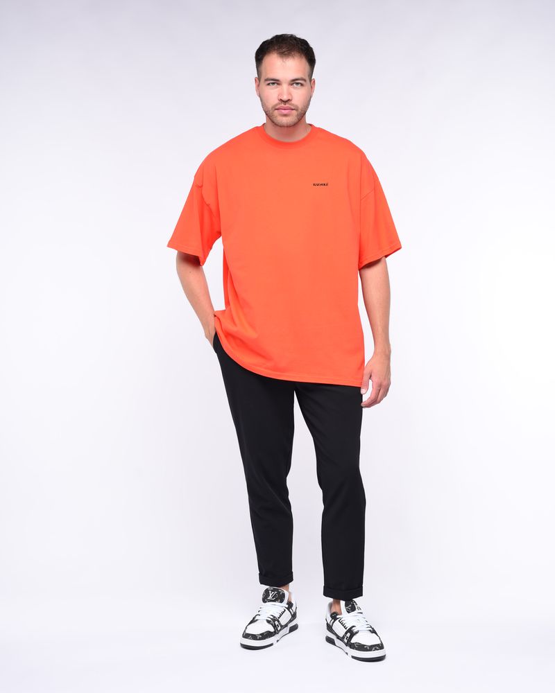 Coral 'BOLD' Signature Oversized Tee