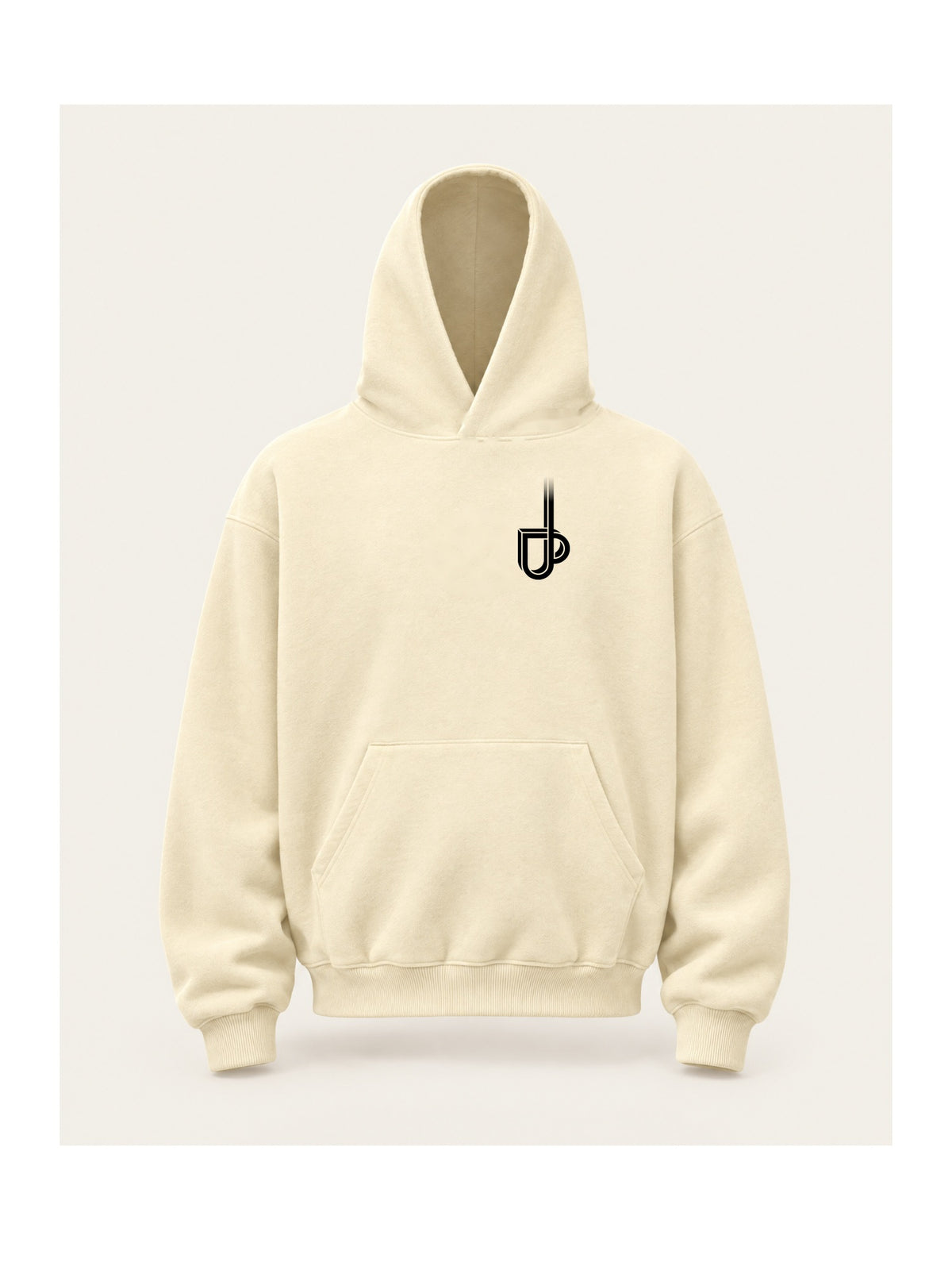 Drift Hoodie Beige, voorkant