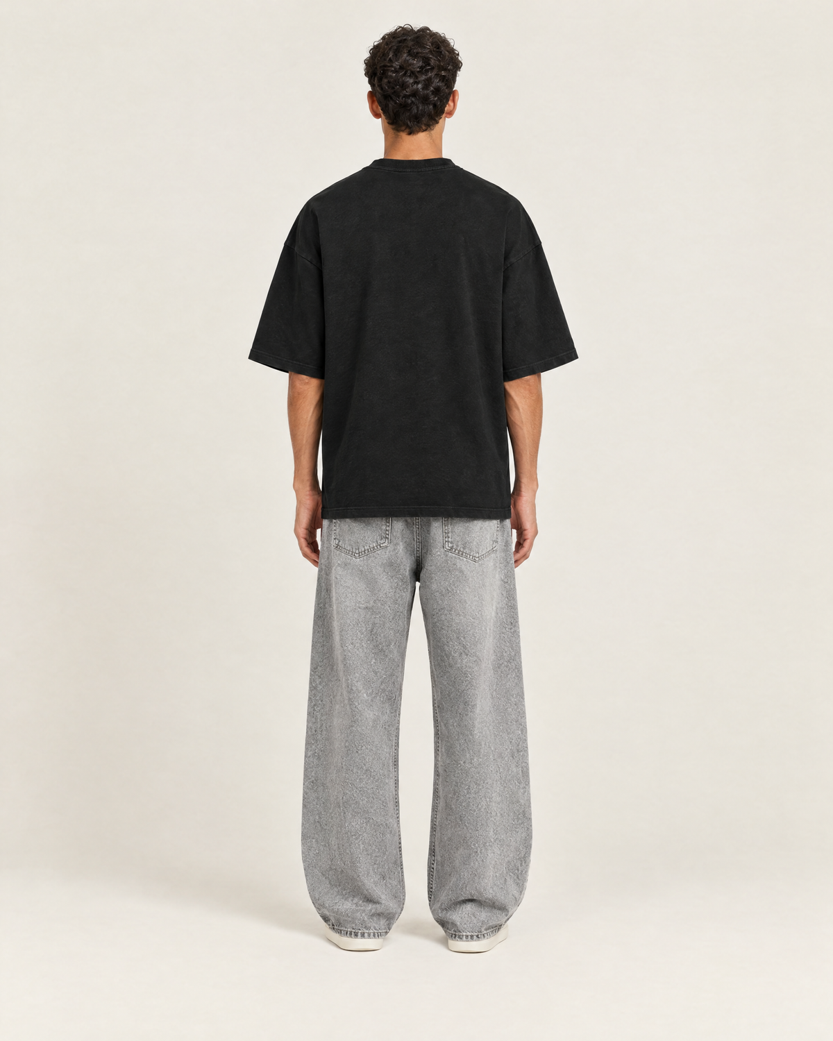 Speedline T-shirt Zwart op model, achterkant