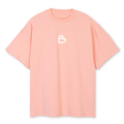 Peach 3D Oversized Tee