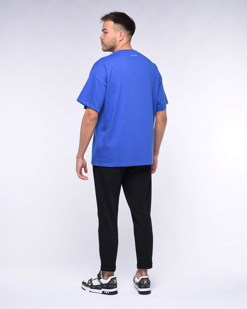 Cobalt 3D Oversized Tee