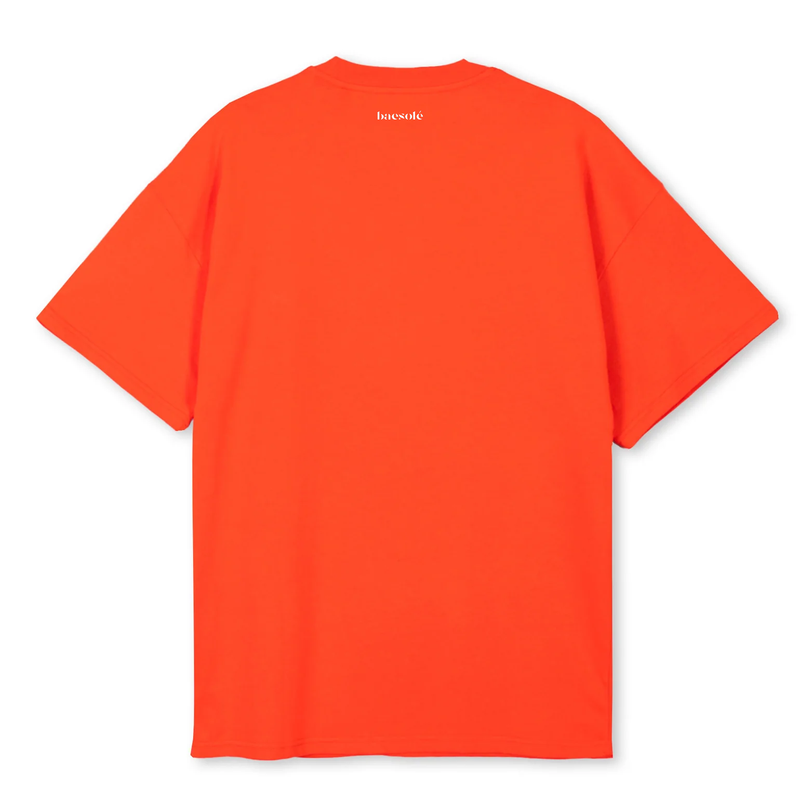 Coral 3D Oversized Tee