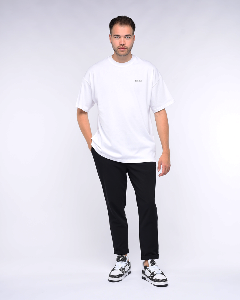 White Signature Oversized Tee