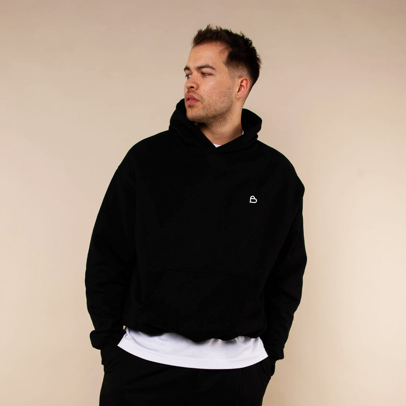 Logo Hoodie in Black