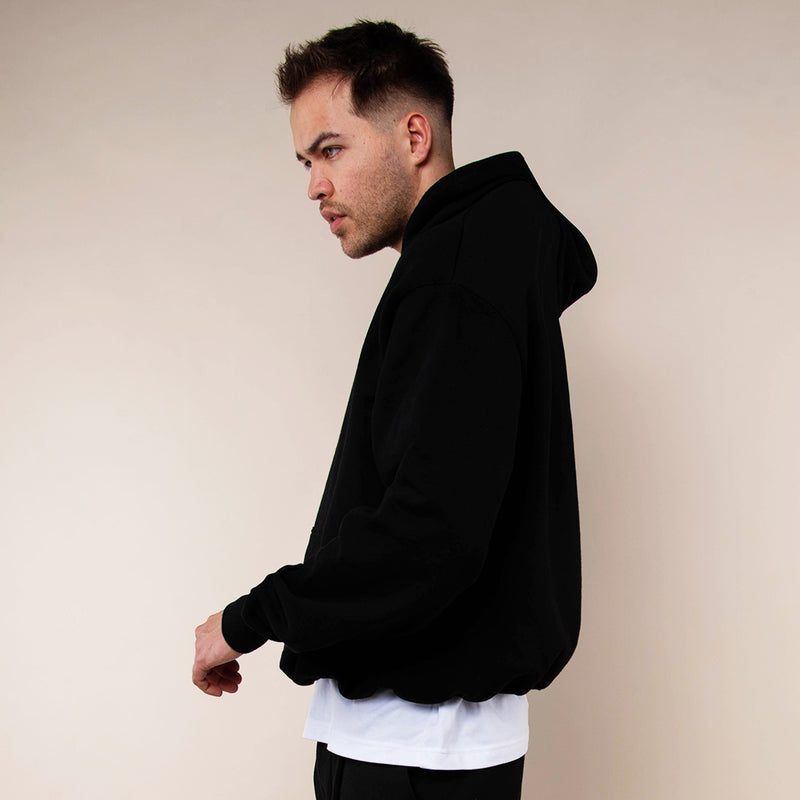 'BOLD' Signature Hoodie in Black