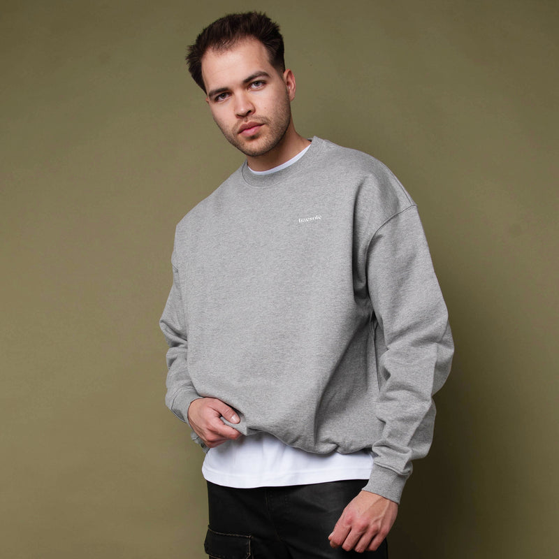 'BOLD' Signature Sweater in Grey